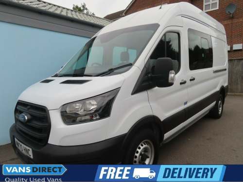 Ford Transit  350 EcoBlue Leader Crew Van Double Cab 6dr AIR CON BLUETOOTH RWD L3 H3 Euro