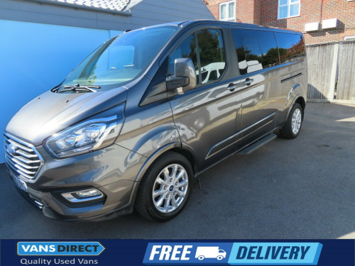 Ford Tourneo Custom  320 TITANIUM 2.0 ECOBLUE 130 9 SEAT AUTOMATIC TAILGATE AIR CON L2 LWB