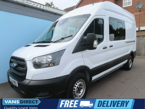 Ford Transit  2.0 350 EcoBlue Leader Crew Van Double Cab RWD AIR CON 6 SEATER L3 H3 Euro