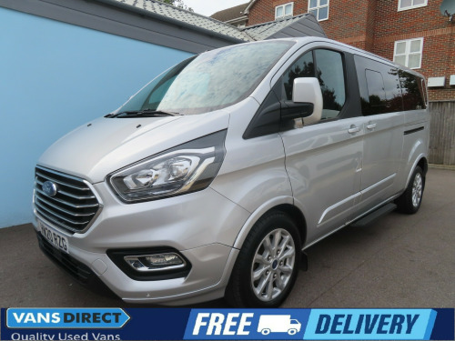 Ford Tourneo Custom 2.0 320 EcoBlue Titanium Minibus 9 SEAT AUTO AIR CON ALLOYS CRUISE CONTROL