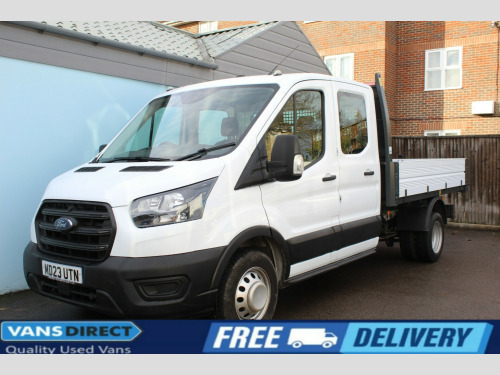 Ford Transit  2.0 350 EcoBlue Leader Chassis Double Cab 4dr Diesel Manual AIR CON 7 SEATE 
