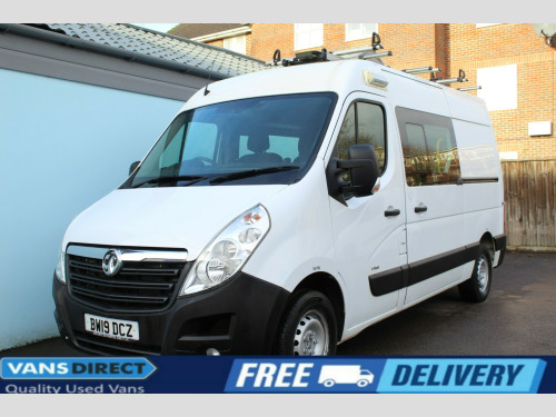 Vauxhall Movano  2.3 CDTi 3500 Panel Van 5dr Diesel Manual FWD WELFARE VAN AIR CON CRUISE CO 