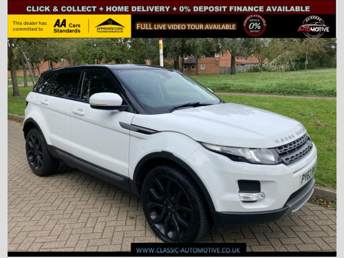 Land Rover Range Rover Evoque  2.2 SD4 PURE 5d 190 BHP PANROOF+AUTO+MEGA