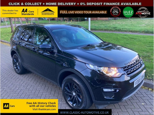 Land Rover Discovery Sport  2.0 TD4 SE TECH 5d 180 BHP ***0% DEPOSIT FINANCE A