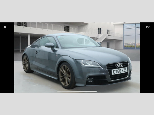 Audi TT  2.0 TFSI S line Coupe 3dr Petrol Manual Euro 5 (s/s) (211 ps)