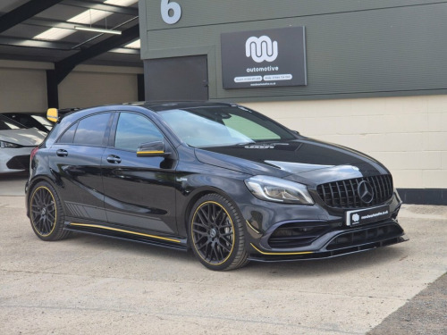 Mercedes-Benz A-Class A45 2.0 A45 AMG Yellow Night Edition Hatchback 5dr Pet