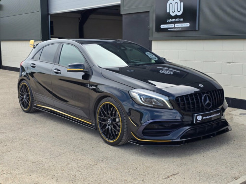Mercedes-Benz A-Class A45 2.0 A45 AMG Yellow Night Edition Hatchback 5dr Pet