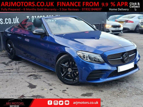 Mercedes-Benz C-Class  2.0 C220d AMG Line (Premium) Cabriolet G-Tronic+ Euro 6 (s/s) 2dr