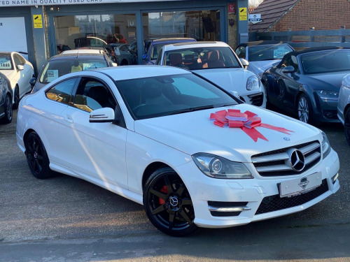 Mercedes-Benz C-Class C180 1.6 C180 BlueEfficiency AMG Sport G-Tronic+ Euro 5 (s/s) 2dr