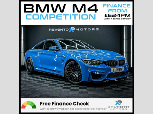 BMW M4  3.0 BiTurbo GPF Competition Coupe 2dr Petrol DCT E