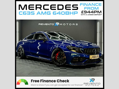 Mercedes-Benz C-Class  4.0 C63 V8 BiTurbo AMG S (Premium Plus) Coupe 2dr 