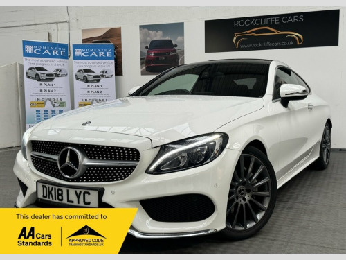 Mercedes-Benz C-Class C200 2.0 C200 AMG Line (Premium) Coupe 2dr Petrol G-Tro