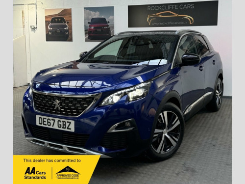 Peugeot 3008 Crossover  1.6 THP GT Line SUV 5dr Petrol EAT Euro 6 (s/s) (1 