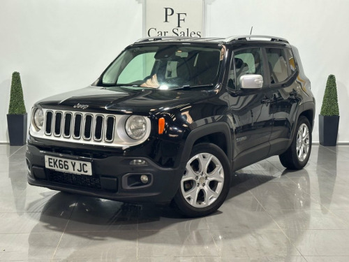 Jeep Renegade  1.6 M-JET LIMITED 5d 118 BHP ** LEATHER - CRUISE C