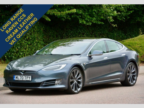 Tesla Model S  100D LONG RANGE AWD 5d 470 BHP Raven Cream Leather