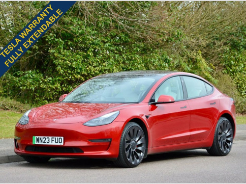 Tesla Model 3  (Dual Motor) Performance Saloon 4dr Electric Auto 
