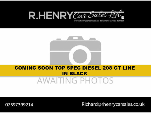 Peugeot 208  1.6 BlueHDi GT Line Hatchback 5dr Diesel Manual Eu