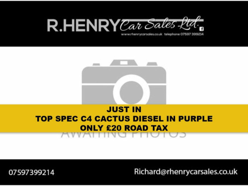 Citroen C4 Cactus  1.6 BlueHDi Flair Hatchback 5dr Diesel Manual Euro