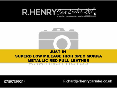Vauxhall Mokka  1.6 SE SUV 5dr Petrol Manual 2WD Euro 5 (s/s) (115