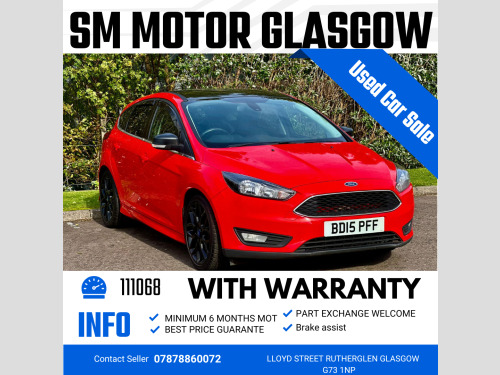 Ford Focus  1.6 TDCi Zetec S Hatchback 5dr Diesel Manual Euro 5 (s/s) (115 ps)
