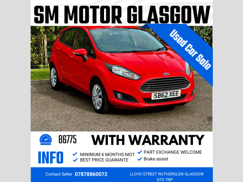 Ford Fiesta  1.25 Style Hatchback 5dr Petrol Manual Euro 5 (60 ps)