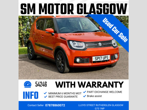 Suzuki Ignis  1.2 Dualjet SZ5 Hatchback 5dr Petrol AGS Auto Euro 6 (90 ps)