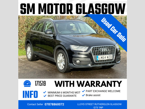 Audi Q3  2.0 TDI SE SUV 5dr Diesel Manual quattro Euro 5 (s/s) (177 ps)