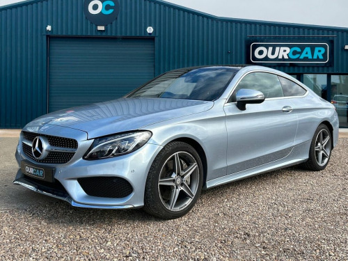 Mercedes-Benz C-Class C300 2.0 C300 AMG Line (Premium) Coupe 2dr Petrol 7G-Tr