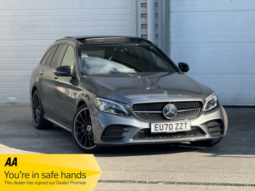 Mercedes-Benz C-Class C200 1.5 C200 MHEV AMG Line Night Edition (Premium Plus) G-Tronic+ Euro 6 (s/s) 