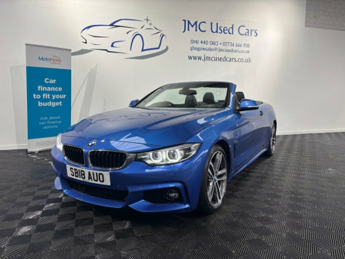 BMW 4 Series  2.0 420i M Sport Convertible 2dr Petrol Auto Euro  
