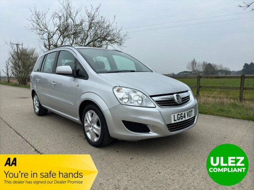 Vauxhall Zafira  1.8 16V Exclusiv MPV 5dr Petrol Manual Euro 5 (120