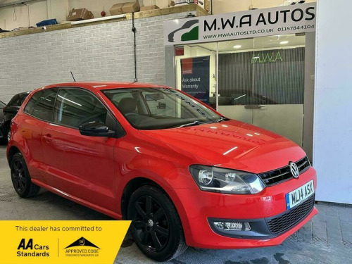 Volkswagen Polo  1.4 Match Edition Hatchback 3dr Petrol Manual Euro 5 (85 ps)