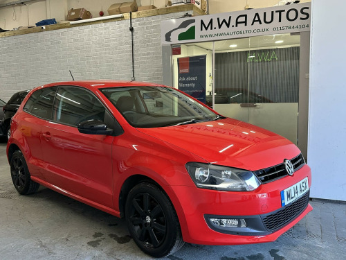 Volkswagen Polo  1.4 Match Edition Hatchback 3dr Petrol Manual Euro 5 (85 ps)