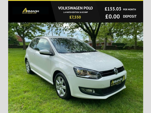 Volkswagen Polo  1.4 MATCH EDITION 3d 83 BHP