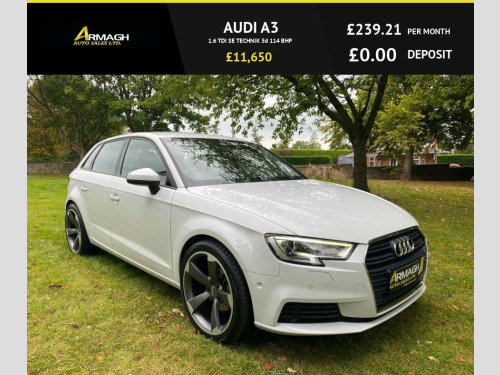 Audi A3  1.6 TDI SE TECHNIK 5d 114 BHP