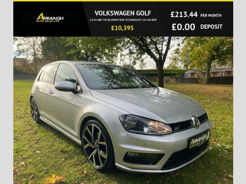 Volkswagen Golf  2.0 R-LINE TDI BLUEMOTION TECHNOLOGY 5d 148 BHP