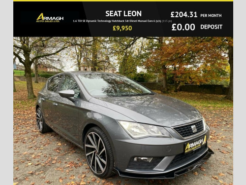 SEAT Leon  1.6 TDI SE Dynamic Technology Hatchback 5dr Diesel