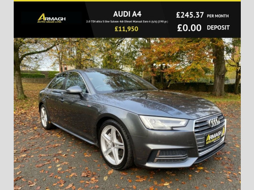 Audi A4  2.0 TDI ultra S line Saloon 4dr Diesel Manual Euro