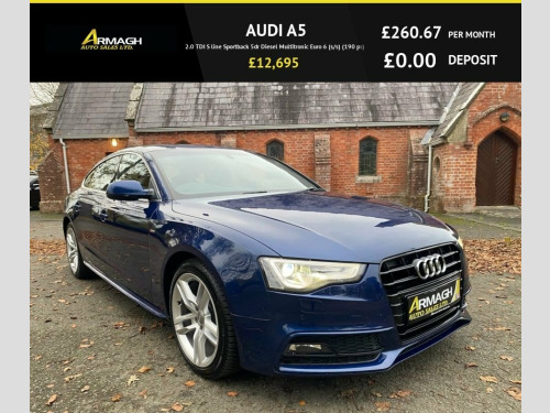 Audi A5  2.0 TDI S line Sportback 5dr Diesel Multitronic Eu