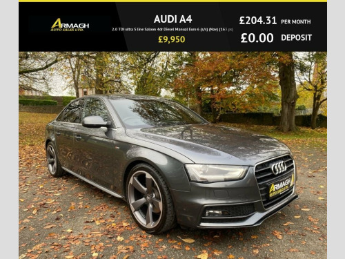 Audi A4  2.0 TDI ultra S line Saloon 4dr Diesel Manual Euro