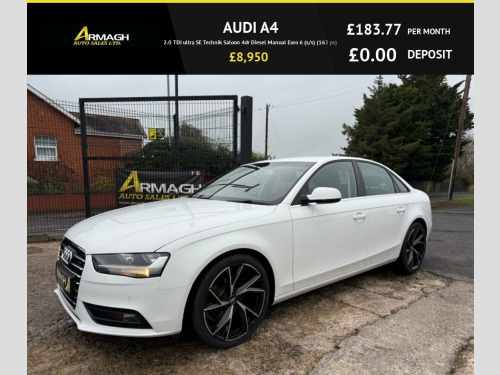 Audi A4  2.0 TDI ultra SE Technik Saloon 4dr Diesel Manual 