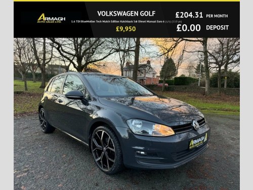 Volkswagen Golf  1.6 TDI BlueMotion Tech Match Edition Hatchback 5d