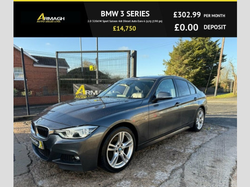 BMW 3 Series  2.0 320d M Sport Saloon 4dr Diesel Auto Euro 6 (s/