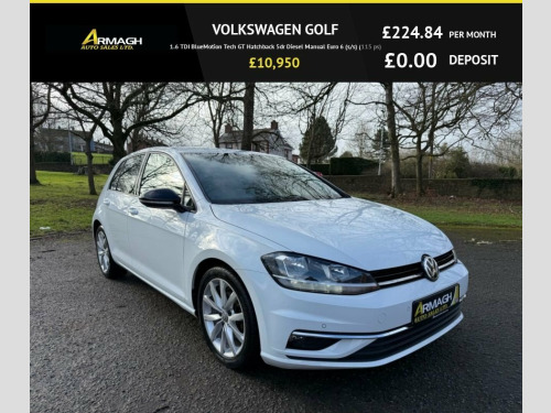 Volkswagen Golf  1.6 TDI BlueMotion Tech GT Hatchback 5dr Diesel Ma