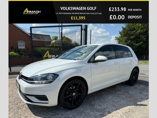 Volkswagen Golf  1.6 TDI S Hatchback 5dr Diesel Manual Euro 6 (s/s)