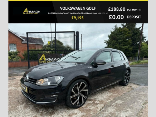 Volkswagen Golf  2.0 TDI BlueMotion Tech GT Hatchback 5dr Diesel Ma