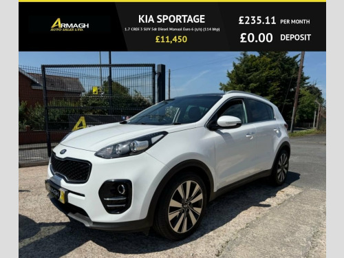 Kia Sportage  1.7 CRDi 3 SUV 5dr Diesel Manual Euro 6 (s/s) (114