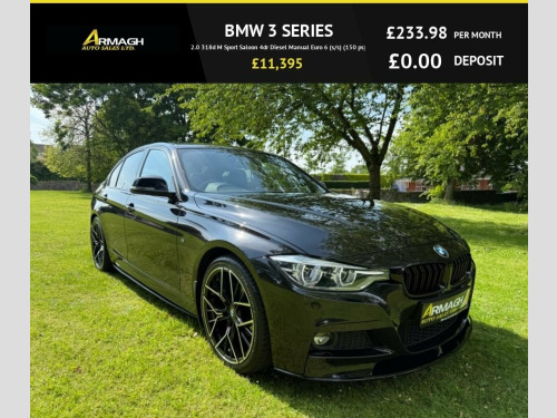 BMW 3 Series  2.0 318d M Sport Saloon 4dr Diesel Manual Euro 6 (