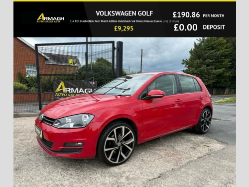 Volkswagen Golf  1.6 TDI BlueMotion Tech Match Edition Hatchback 5d