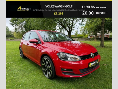 Volkswagen Golf  1.6 TDI BlueMotion Tech Match Edition Hatchback 5d